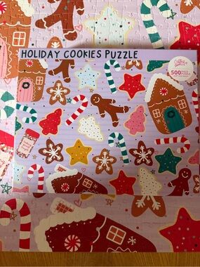 Puzzle by Calle Daniella. 500ct. Holiday Cookies
